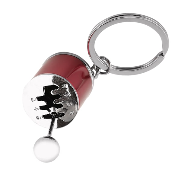Auto Gear Shifter Model Nøglering Bil Shift Formet Metal Legering Nøgleringe (Rød)