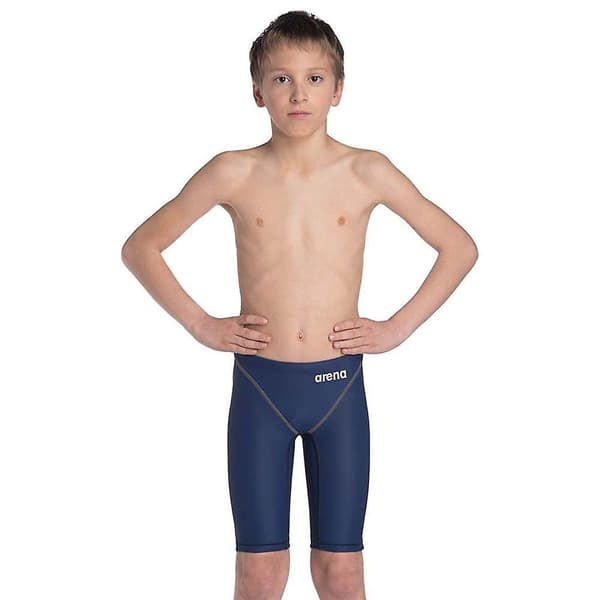 Pojkars Powerskin Jammers Stretch Fit Racing Marinblå Badkläder Shorts-24 Navy 24