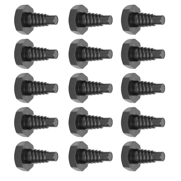 15 st Snooker Pool Cue Bottenkåpa Set Tail Plug Skyddslock Antikollision Biljard Tillbehör