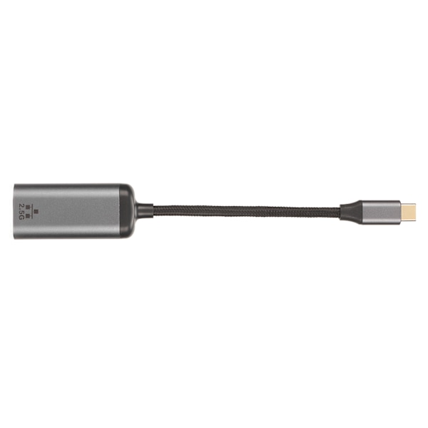 USB-C - Ethernet-sovitin Nopea Plug and Play USB Type-C - RJ45 2,5G Gigabit Ethernet LAN-verkkosovitin