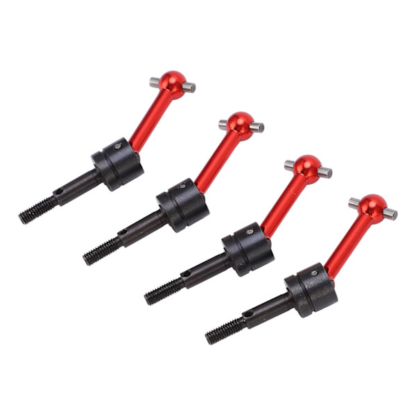 4st metall universell drivaxel CVD 70 mm för Tamiya TT02 1/10 RC biluppgraderingsdelar Röd