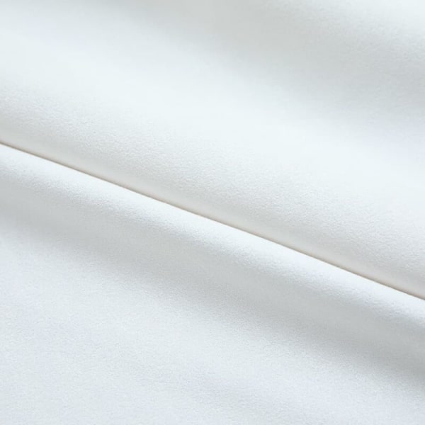 Mörkläggningsgardiner med krokar 2 st Off white 140x175 cm