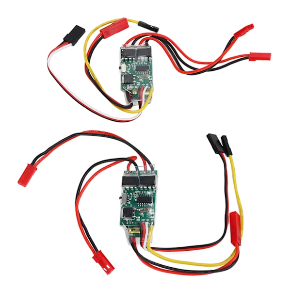 2st Borstad ESC Dual Way Bidirectional ESC för RC Model Boat Tank 130 180 Borstad Motor