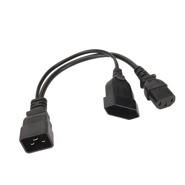 IEC320 C13 ja EU-liitäntä IEC320 C20 -virtajohto IEC320 C13 ja EU-naarasliitäntä IEC320 C20 Y-jakajavirtajohto 12,6 tuumaa