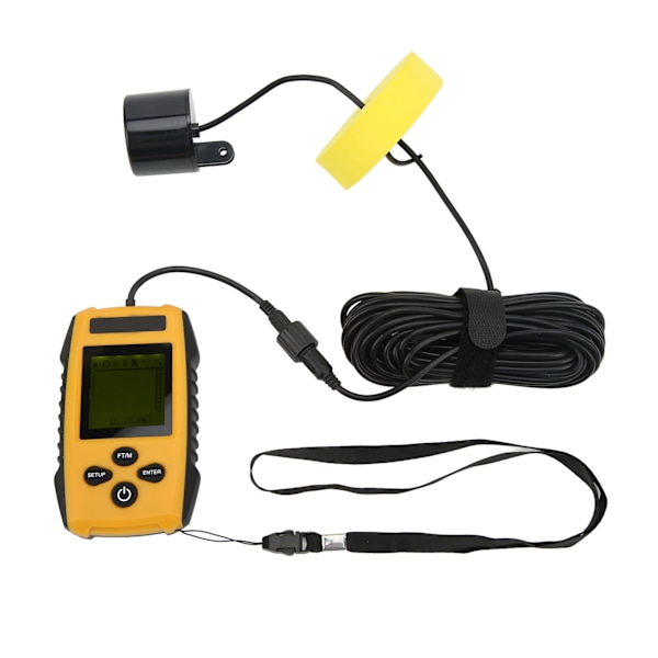 Plastik TL88E Trådløs Fiskesøger med Sonar Sensor LCD Display 5 Tilstand Følsomhed Indstillinger