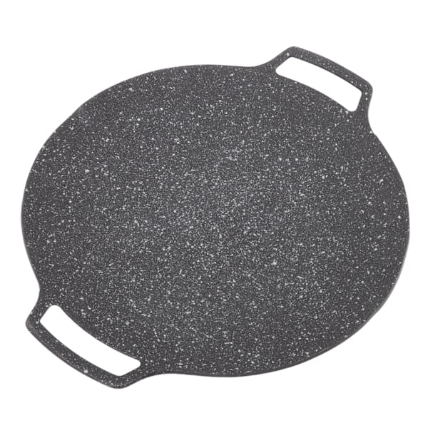 Koreansk BBQ-tallrik Barbecue Grill Non Stick Cirkulär Stekpanna för Hem Utomhus Spis Gas Typ 33cm