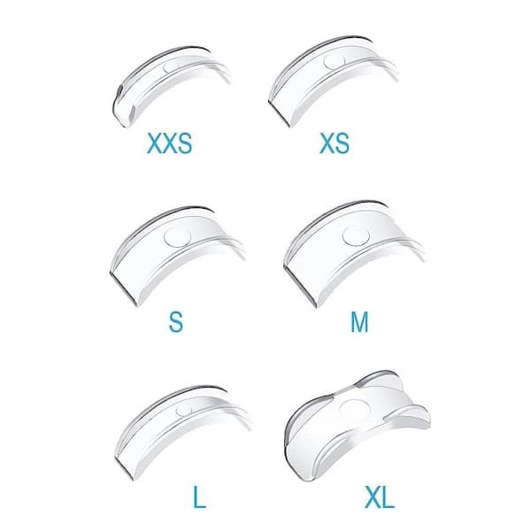【NX】Usynligt ringjusteringssæt 6-pak, PC-ringrammereducer kompatibel med løse ringe, nem DIY-tilpasning