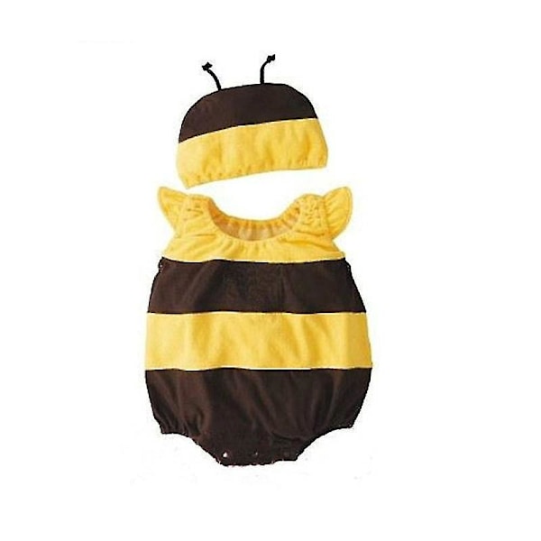 Lovely Little Bee Costume Baby Sleeveless Romper 80cm