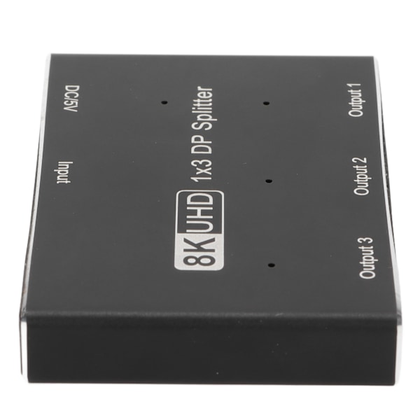 1x3 DisplayPort Splitter Triple MST SST Hub DP 1.4 Splitter for iOS System for Windows System for Android System