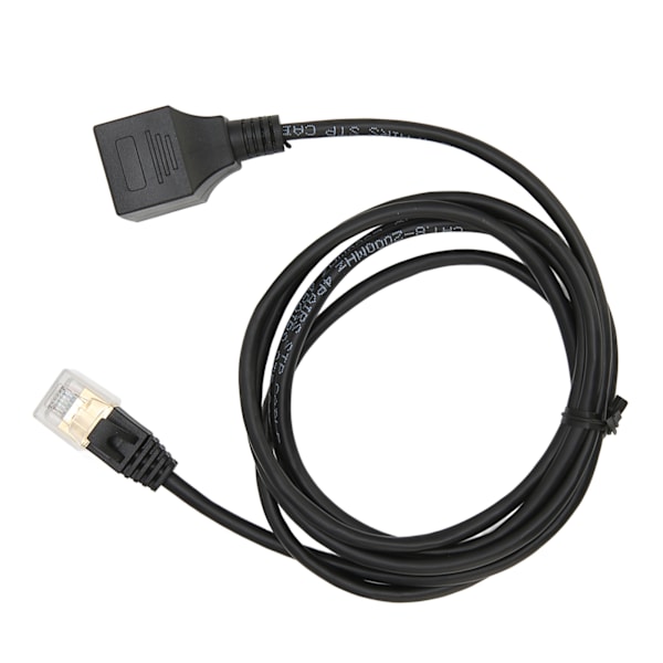 CAT8 Ethernet-kabel CAT8 OD 3,8 mm Ultra Fine Wire 8P8C 10 Gigabit Hann til Hunn RJ45 Rett Hode 1,5 Meter Kabel