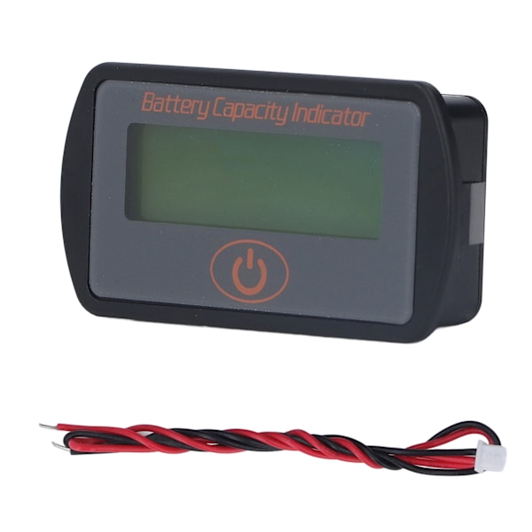 Batterimätare Vattentät litiumbatteri Ström Display Panel Kapacitet Spänningsindikator Monitor för RV Vehicle 4 Series