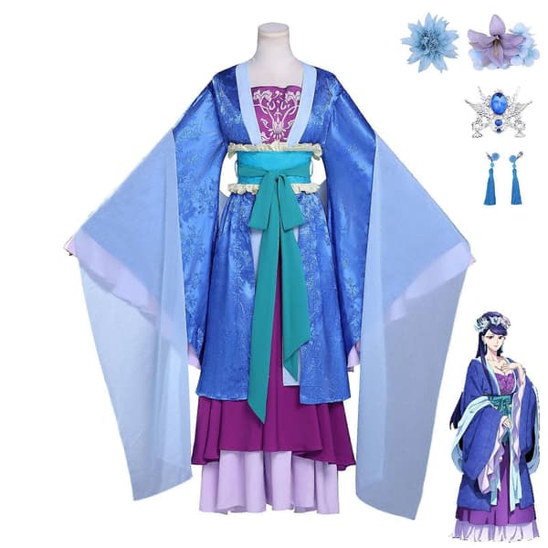 Apotekarens dagböcker Cosplay-kostym, festdräkt, set för kvinnor _b M