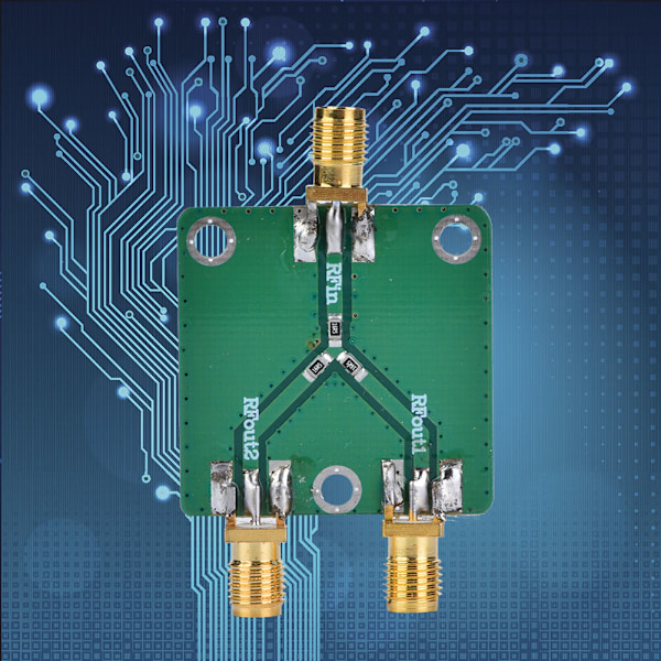 Resistance Power Splitter 1 till 2 RF Mikrovågsfördelare Divider Module DC-5G 6dB