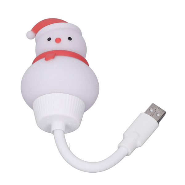 Mini USB LED-lampe Tegneserieform Plug and Play Strømsparende fleksibel USB-leselampe for camping ved sengen
