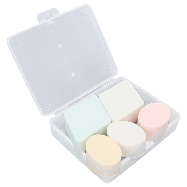 Sminke-svamper Kosmetisk Foundation Blending Sponge Set Torr og Vått Bruk Sminke-svamp