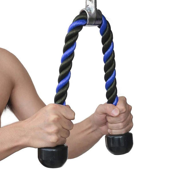 Triceps Rope Pull Rope Pieces Triceps Rope Set med Træning Pull Down Rope Træningshåndtag Carabiner Clips Bæretaske