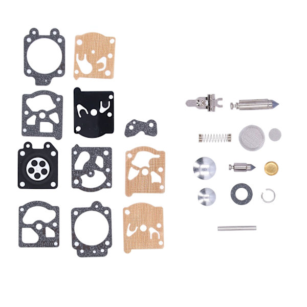2 Sæt Forgaser Carb Rebuild Reparationssæt Havemotorsav Reparationssæt Til Walbro K20 WA WT
