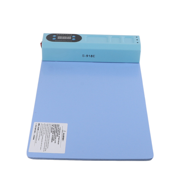 S-918E LCD Blue Screen Splitter Värmesteg Separator Pad för IPhone Skärm Byt ToolEU Plug 110-220V