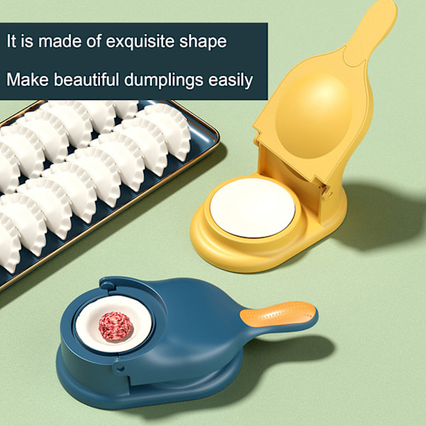 Dumpling Maker 2 i 1 Praktisk Dumpling Skin Maker Machine Hushåll Lätt att använda Dumpling Press Form