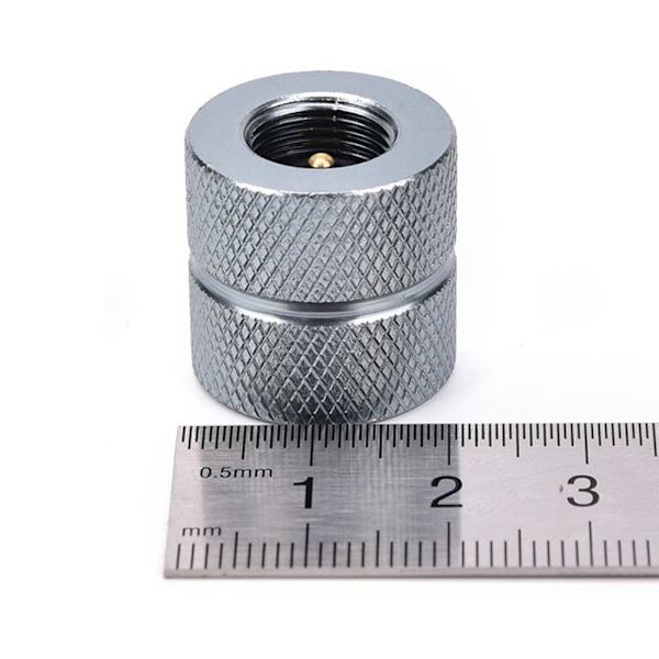 2ST Camping Spis Adapter Cylinder Kanister Gas Converter Adapter Campingutrustning Tillbehör Gas Tank Converter