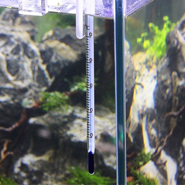 Akvarium U-formet hengende termometer krok temperaturmåling for 6-8 mm tykt glass akvarium