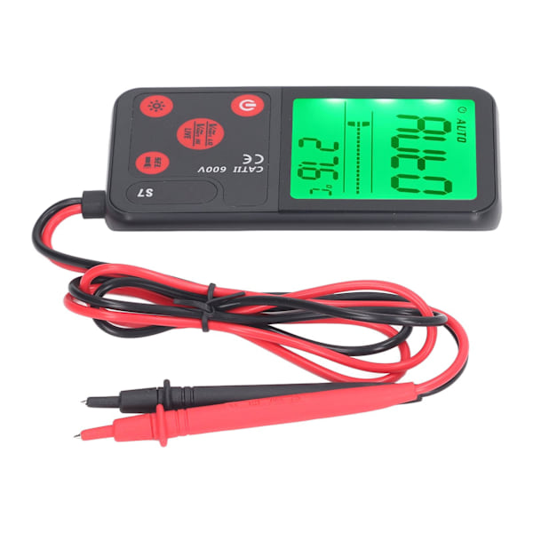 3,5 tum digital multimeter 6000 räkningar Multifunktionell automatisk identifiering Bärbar voltmeter spänningsmätare