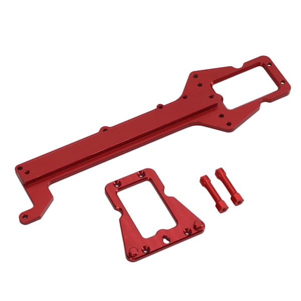 Byte av övre chassi i RC legering med hög hållfasthet Utsökt övre chassiplatta för Traxxas LaTrax Teton 1/18 RC Car Red