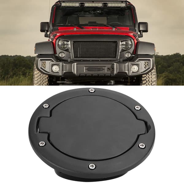 Biloliedæksel Brændstoftankdæksel Biltilbehør Passer til Jeep Wrangler JK & Unlimited