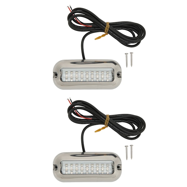 2 stk marine LED-lamper 3,5W vandtæt agterspejl båd undervands nedsænkelig lampe