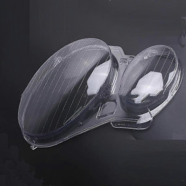 Bilfrontlyktlinse Glass Lampeskjerm Tåkelysdeksel Frontlysdeksel for Mercedes W211 E240 E200 E350 läpinäkyvä