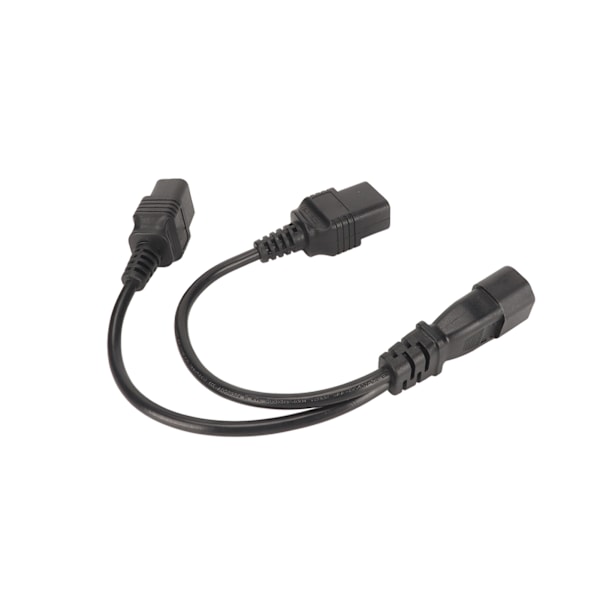 IEC320 C14 till Dual IEC320 C19 Strömsladd IEC320 C14 till Dual C19 Y Splitter Strömkabel 10A 250V 12,6in
