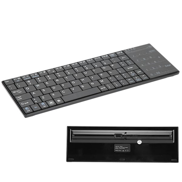 Trådlöst tangentbord med pekplatta för Bluetooth Ultratunn PC Datortillbehör KB709
