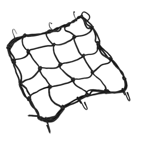 Cargo Net Nylon Robust Elastisk Bagagenet med Kroge til Vej Mountain Cykler Motorcykler Elektriske Køretøjer Sort