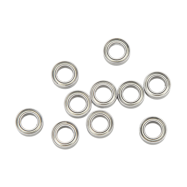 10 ST RC Kullager Set Stål Silver RC Kullager Korrosionsbeständiga RC Tillbehör För 1/10 1/8 ZD Racing Car