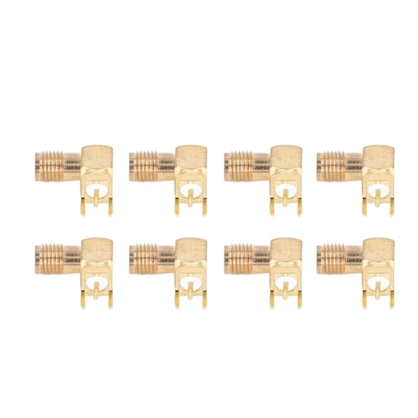 10 stk RF-kontaktpanel bøjet 90 grader 4-bens antennebase PCB Board End koaksialadapter SMAKWE