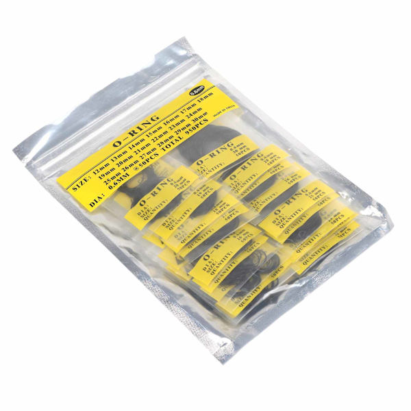 950 st Set 12mm30mm Universal O-ringklocka i gummi Bakkåpa tätningspackningar (0,6mm)