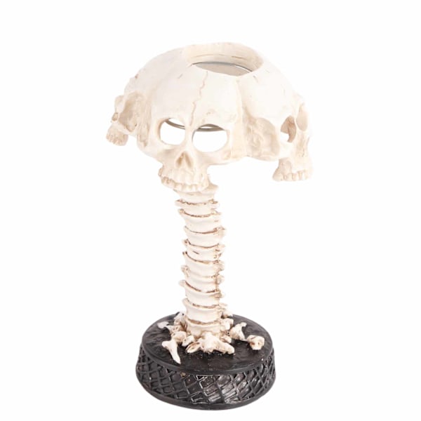 Skjelett bordlampe Skjelett nattlampe Halloween industriell retro stil lampe Skrekk soverom dekorasjon