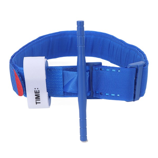 Tourniquet Emergency Outdoor Spinning Single Hand Tourniquet Livräddningsutrustning Blå