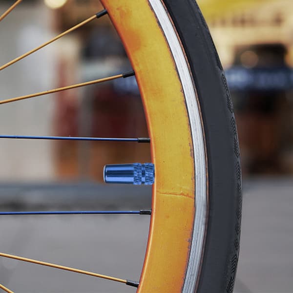 10 st Däckventilskydd i Aluminiumlegering för Cykel (Blå)