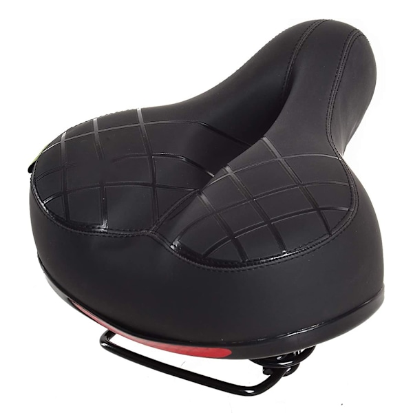 Leveä pehmeä pyörän satula Iskunvaimennussuunnittelu Big Bum Extra Comfort Pyörän Satula Sopii MTB Maastopyöräilyyn