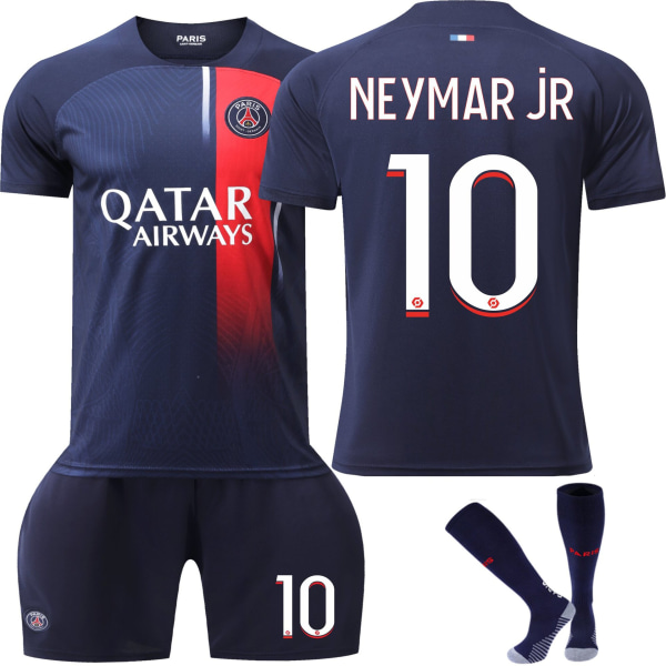 23-24 Paris hjemmefotballdrakt nr. 30 Messi 7 Mbappe 10 Neymar 99 Donnarumma New Jersey 16 NO.10