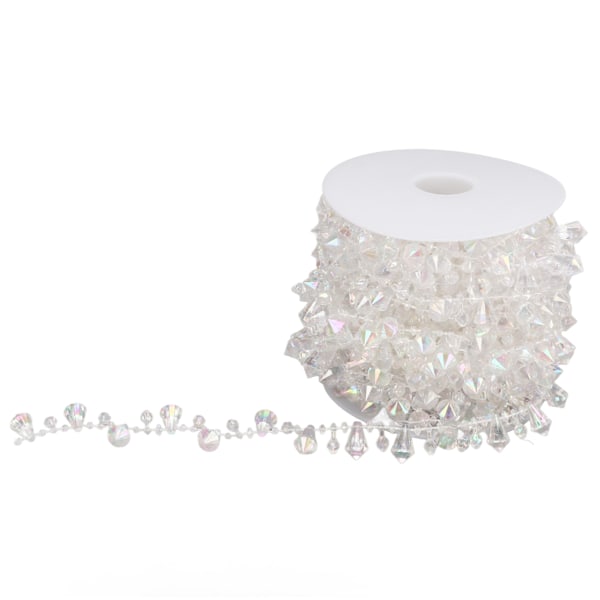 11 Yards Rhinestone Trim Justerbar længde DIY Håndlavet Rhinestone Kæde til Syning Håndværk DIY Smykker