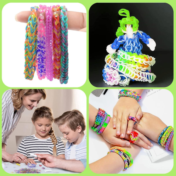 Gjør-det-selv-gummibåndsett Armbånd Barnehåndverksbånd
