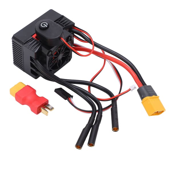 【NX】V2 80A Børsteløs ESC Vanntett Hastighetskontroller med XT60 til T-kontakt for 1/10 RC-modell