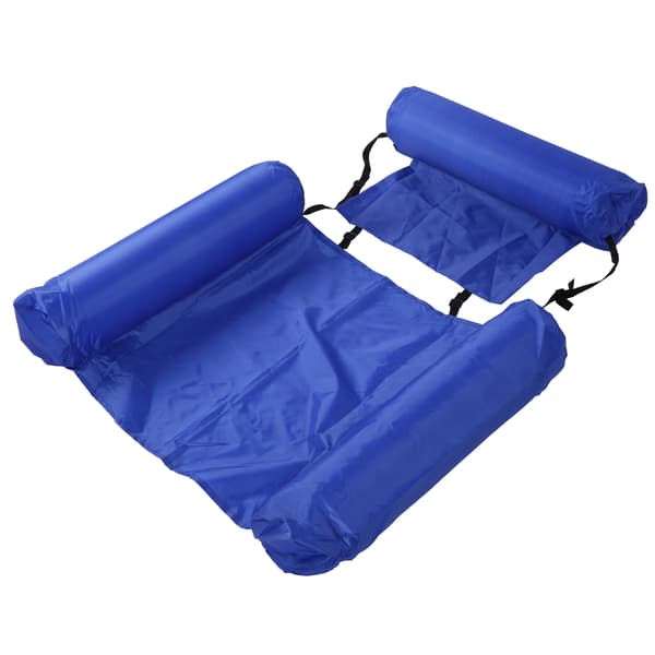 Oppustelig Pool Hængekøje Foldbar Flydende Lounge Seng Stole Pool Tilbehør