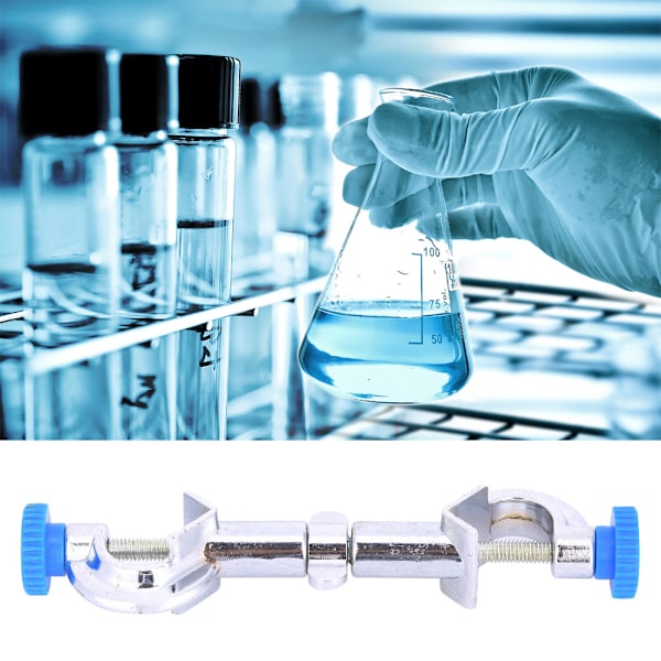 Lab zinklegering 360° justerbar riktning rätvinklig klämma Laboratorieverktyg Experimentutrustning