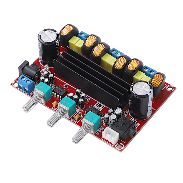 Digital effektförstärkarkort XHM139 TPA3116D2 2x50W+100W 2.1-kanals effektförstärkarmodul 1224V