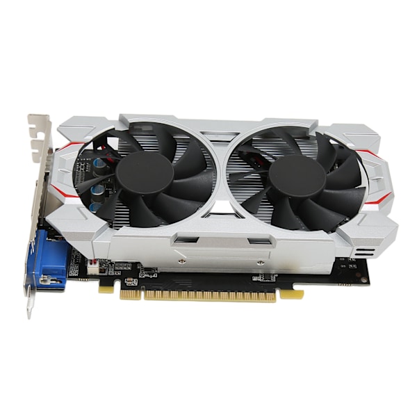 Gaming Grafikkort 4K HD-utgång GDDR5 128BIT Dual Fans 1072MHZ 5400MHZ Grafikkort för stationära datorer GTX750TI 4GB