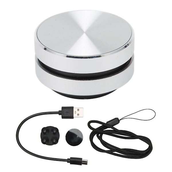 Bluetooth-luujohtohäivytin Kaiutin Stereo Magneettinen Kannettava Mini Langaton Kaiutin Koti Ulkoilma Hopea