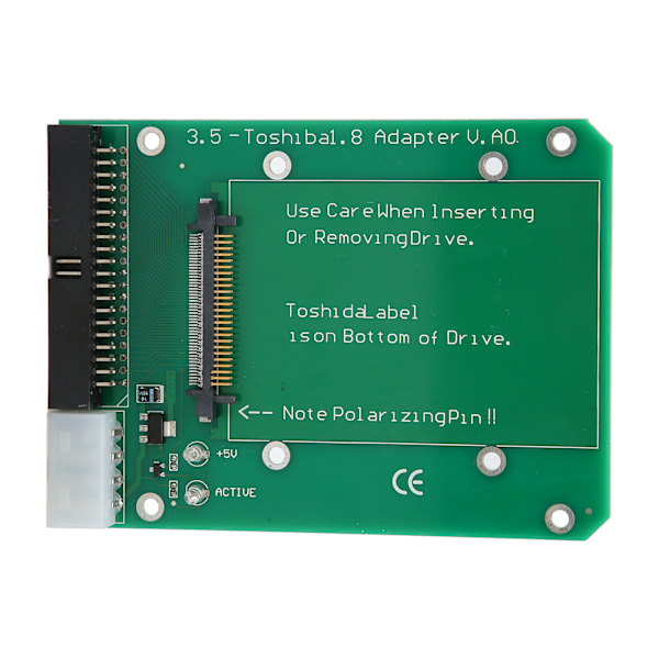 IDE Laptop SSD Adapter Card Professionell PCB 50pin 1,8 tum IDE till 40pin 3,5 tum IDE SSD Converter Adapter Card